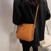 PU Leder Damen Tragetasche Schultertaschen Neue Mode Damen Eimer Handtasche Umhängetasche