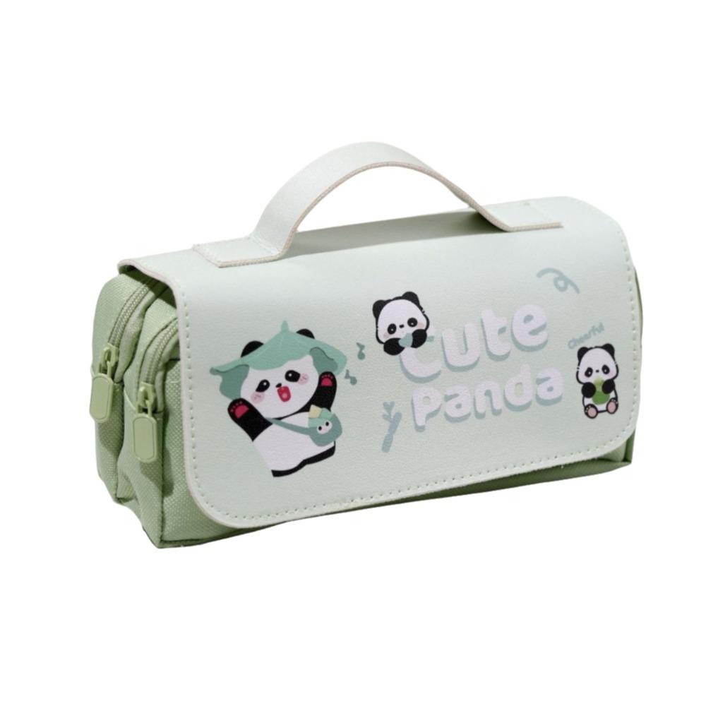 Piggy Rabbit Stationery Bag Large Capacity Cartoon Panda Pencil Case  Students Office