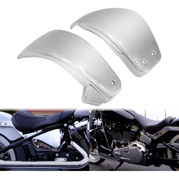 Motorcycle Battery Side Fairing Covers Side Panel Protection Left & Right Fit for Harley M8 Softail Street Bob FXBB Heritage FLHC Deluxe FLDE