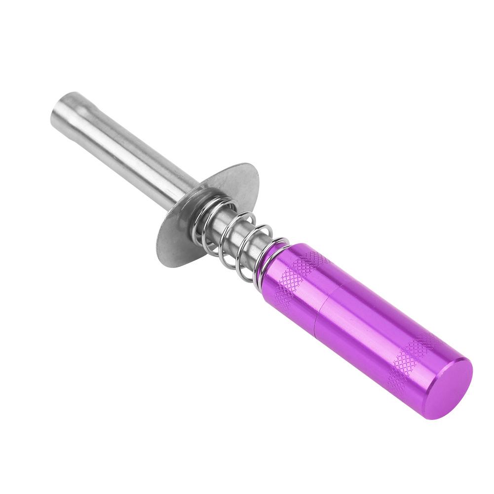 80103 Motor Zündkerze Glühkerze Aluminium Zündung für HSP 110 Nitro RC Auto (lila)