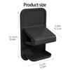 Legs Shaving Stool Nonslip Shower Step Stool Ergonomic Bathroom Footrest With Wide Pedal For Enhances Stability