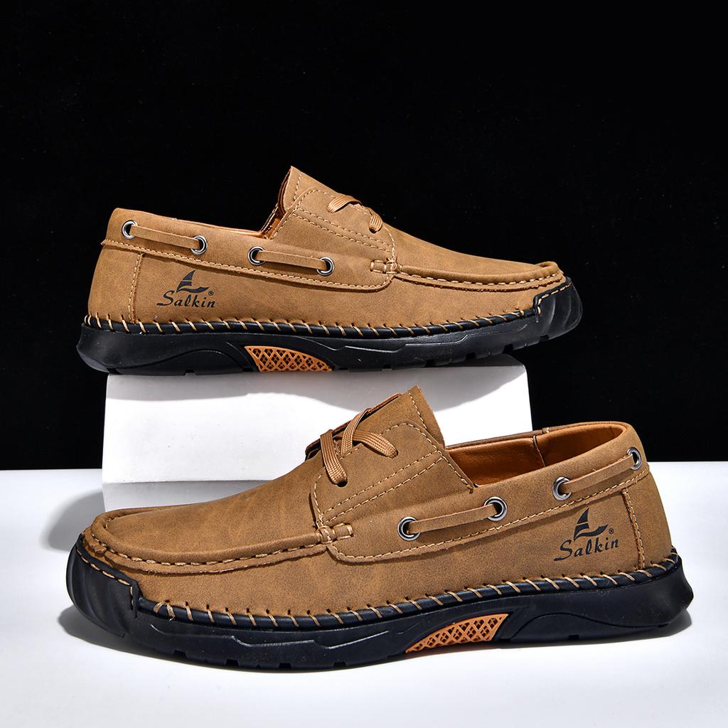 El yapımı rahat deri ayakkabı erkekler konfor sürüş ayakkabısı yumuşak deri makosenler erkek ayakkabısı mokasen takım ayakkabı