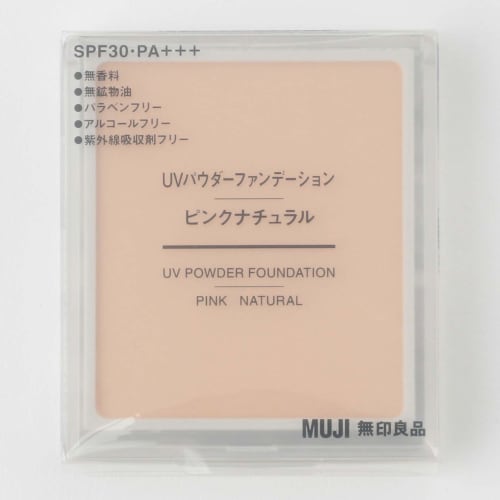 MUJI UV Powder Foundation Pink Natural 9.4g (x 1)