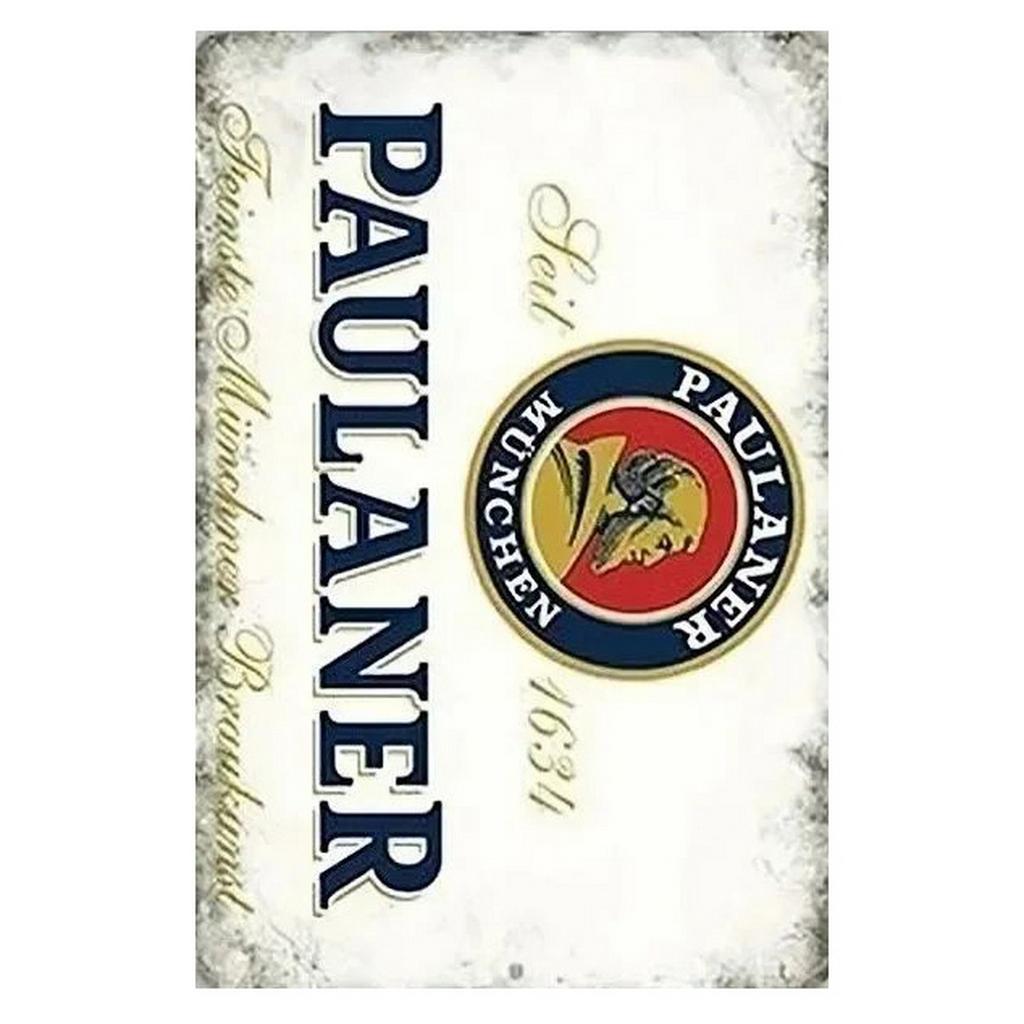 Metal Tin Signs Zurich Paulaner Wall Decoration Plaque Vintage Art Poster Iron Painting for Man Cave Home Cafe Garden Club Bar