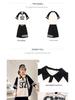 Girls' 2025 Summer Fashion Sportswear Two-Piece Set - Trendy Short-Sleeved Outfit for Big Kids