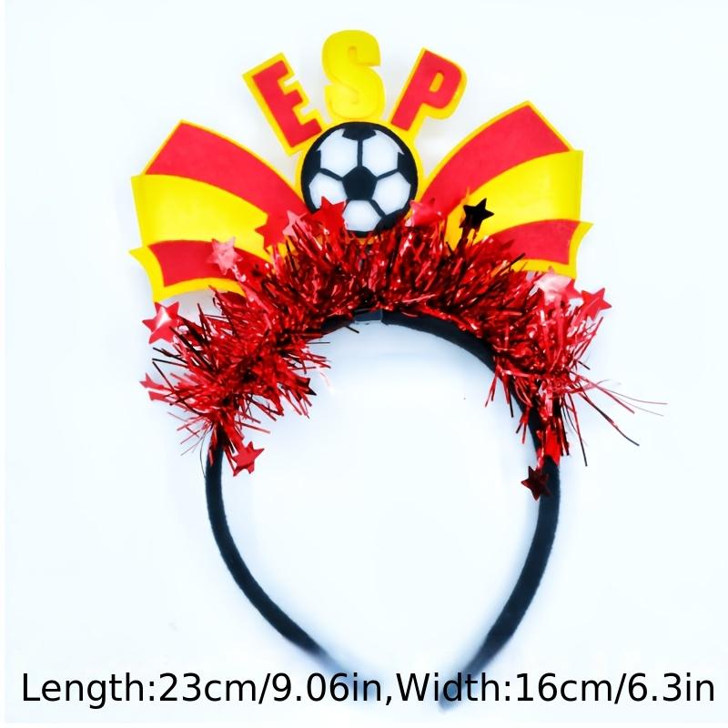 1pcs Football Fans Cheering Headbands, Football-themed Decorative Headband, Football Headband Suitable for Adults and Children