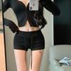 Women's 2026 American Retro Sports Shorts - Summer Letter Print, Loose Fit Hot Pants, Versatile Design