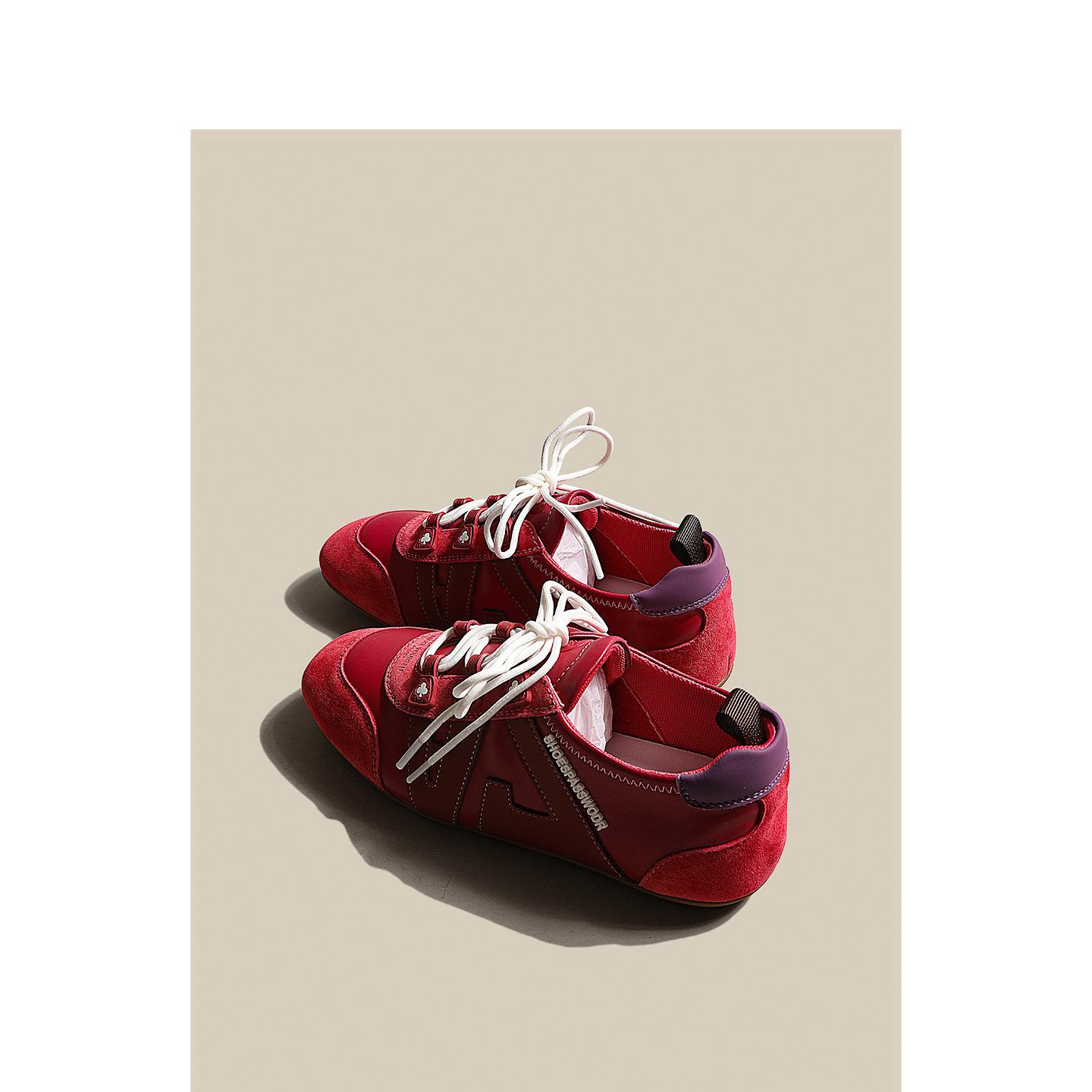 

Повседневные дышащие балетки с мягкой подошвой, женские летние красные, с внутренней высотой, увеличивающей рост, 2025 новые спортивные и для отдыха, туфли Форреста Гампа 40 розы красного