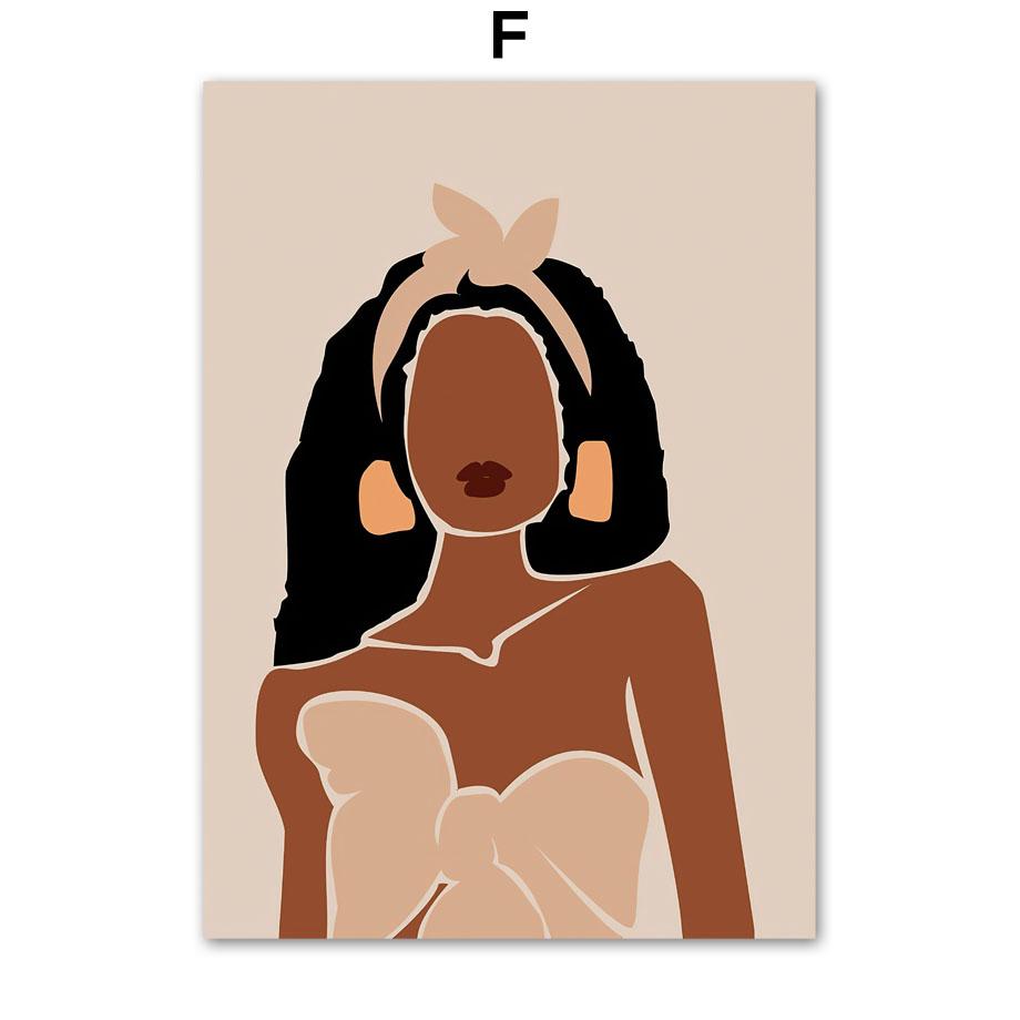 Fashion Black Girl Friends Party Boho Wall Art Canvas Painting Nordic Poster And Prints Bar Wall Pictures For Living Room Decor