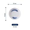 Abay Blue Charm Hand-painted Ceramic Tableware