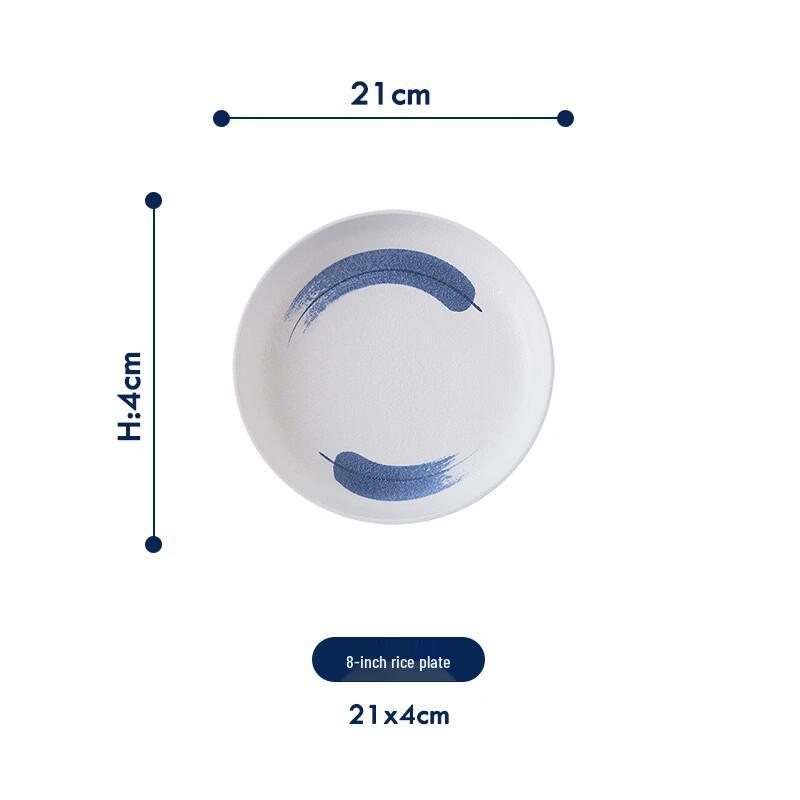 Abay Blue Charm Hand-painted Ceramic Tableware