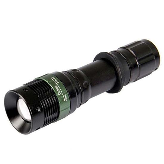 Zoombar LED-lommelykt Reiselykt Aluminiumslegering Zoomlampe Utendørslys