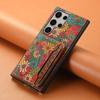 For Samsung Galaxy S23 Ultra Case Anti-Scratch Card Slot Kickstand Hybrid Phone Case