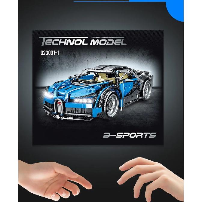 Technické APP Dálkové Ovládání Motor Síla Sportovní Auto Stavební Kostky Cihličky Rychlostní Závodní Superauto Sady Hračky Pro Děti Modely Dárky