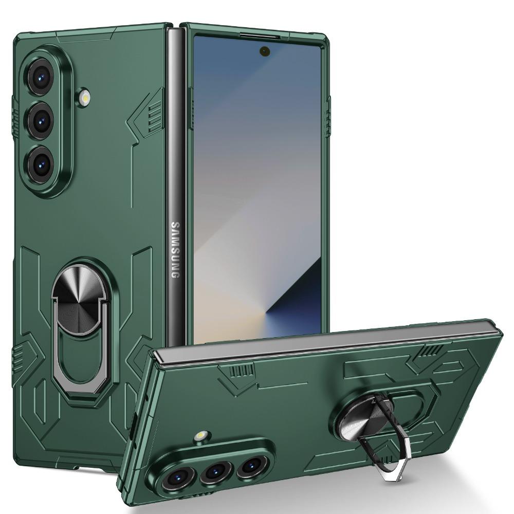 Suitable for Samsung Galaxy ZFold7 Mech Ring Folding Phone Case Z Flip7 Car 360 Bracket Case