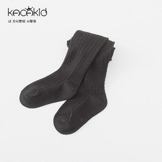 Autumn Cotton Baby Girls' Solid Color Tights and Leggings