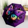 1pc Butterfly Design Folding Umbrella | Elegant Design, Fashionable Accessory, Durable Construction, Sturdy Ribs Yy251107020