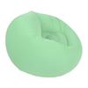 Uppblåsbar bönpåse utan bönor PVC Mjuk flockning Ergonomisk uppblåsbar loungefåtölj för vardagsrum sovrum