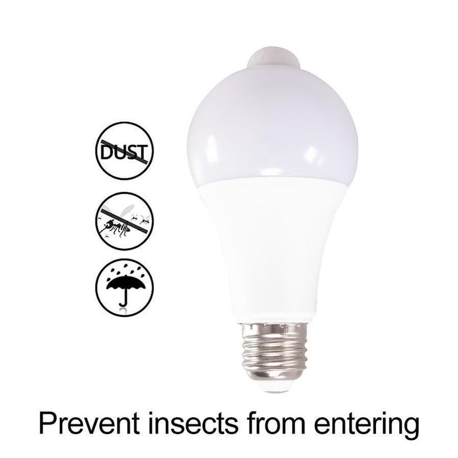220V E27 PIR Motion Sensor Lamp 12W 15W 18W LED Bulb with Motion Sensor Infrared Radiation Motion Detector Night Lights 1pcs
