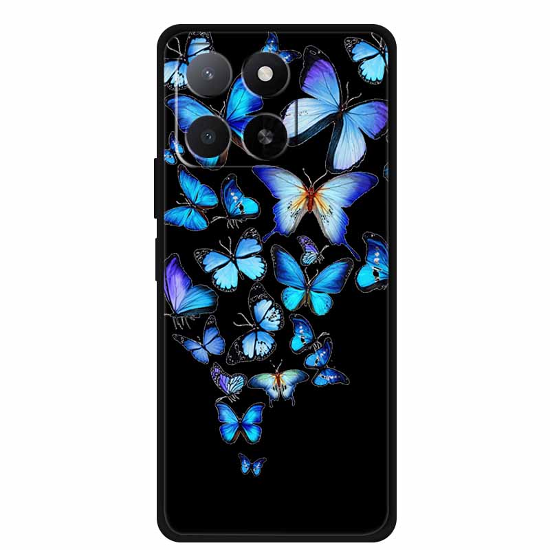 For Motorola G86 G56 Phone Case G 86 G 56 Coque Black Silicone Soft Back Cover For Motorola G86 Power Edge 60 60S Case Cartoon