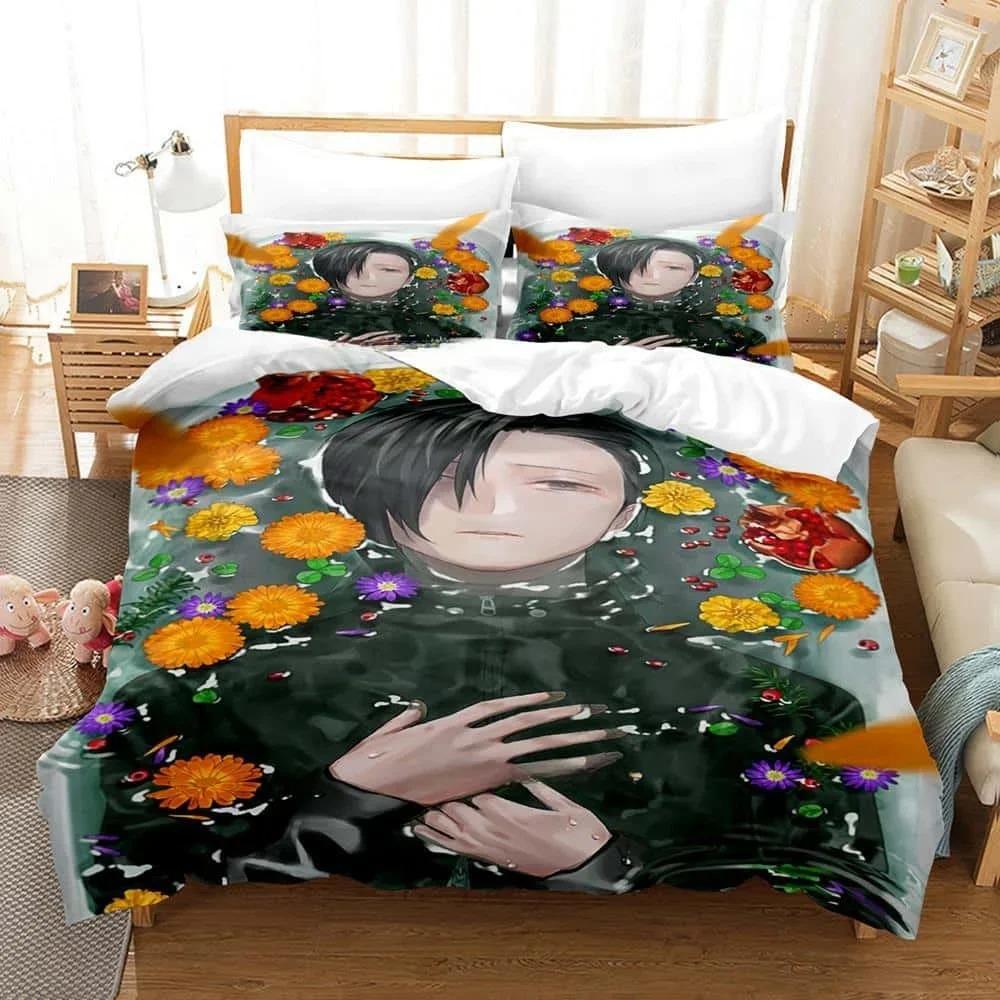 3D Cartoons Jujutsu Kaisen Kento Nanami Bedding Set Single Twin Full Queen King Size Bed Set Adult Kid Bedroom Duvet Cover Sets