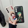 Cute Cartoon Luffy Zoro Ace Phone Case For Samsung Galaxy S26 S25 Ultra S24 S23 S22 Plus S21 S20 FE S26 A37 A57 5G Silicon Cover