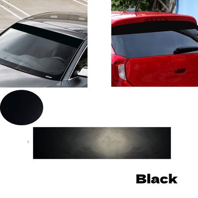 Accessoires pare-soleil pour pare-brise de voiture, noir brillant