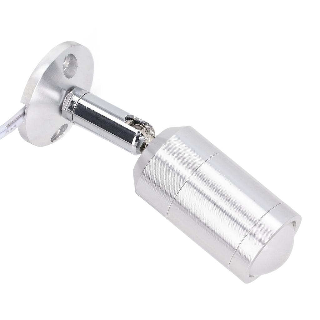 Vitrinenspotlicht Einstellbarer Winkel Mini LED Vitrinenleuchte für Schmuckschränke Regale Silber AC 220V