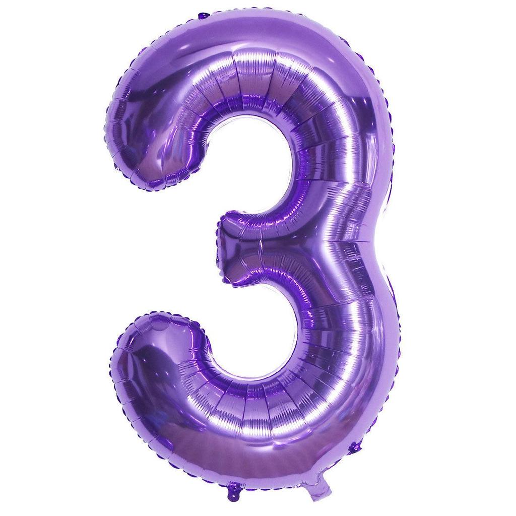 Globos de Aluminio con Número de 40 Pulgadas (EE. UU.) - Decoración de Fiesta