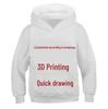 Yüksek Kaliteli Trend OFF WHITE Basic Ok 3D Baskılı Kapüşonlu Sweatshirt