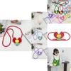 Mini Bolsa Tiracolo de Coração de Pérola Para Crianças Estilosa E Adorável Design Floral Para Meninas