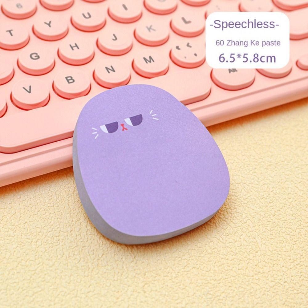 Colored Messages Sticking Paper Cartoon Message Paper Memo Pad Sticky Notes  Girls