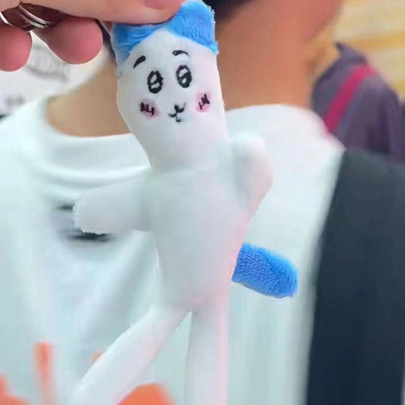 Chiikawas 10Cm Doll Kawaii Hachiware Anime Cute Usagi Cartoon Bag Mobile Plush Doll Schoolbag Pendent Toys Girls Gifts
