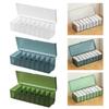 Portable Trading Card Storage Box Plastic Card Divider Box Large Capacity Card Case Container Game Card Organizer
