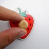 Frucht-Identifikationsbrett 3D Holzpuzzle für Frühes Lernen, Handliches Legespiel mit bunten Frucht-Gemüse-Teilen