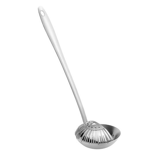 Stainless Steel Soup Ladle & Strainer Detachable Skimmer for Hot Pot Ergonomic Long Handle Rust-Resistant Essential Kitchen Utensil