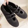 Fashion Satin Narrow Band Flat Sandal Women Round Toe Buckle Non Slip Ballet Flats Women Summer Fashion Simple Comfortable Designer Shoe