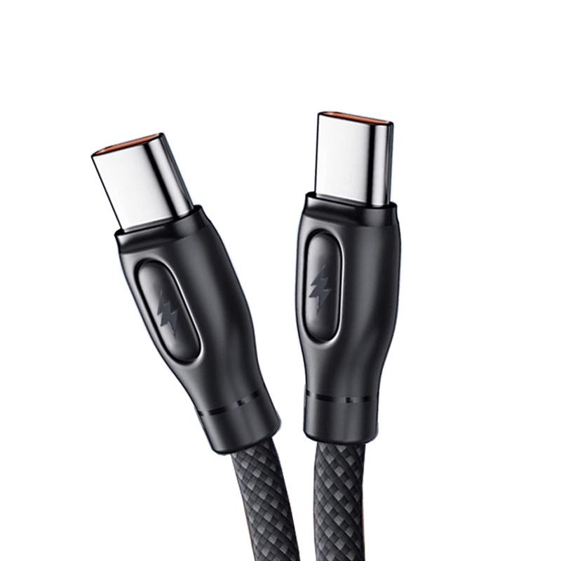 120W Dual Type-C Fast Charging Cable for Apple 15/16 & Huawei Laptop