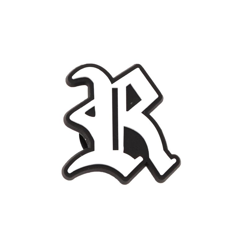 Maxun Old Alphabet Shoe Charms Letter Decoration for Clog Sandals Cute Grapheme Bracelet Party Accessories Favor 1 PCS