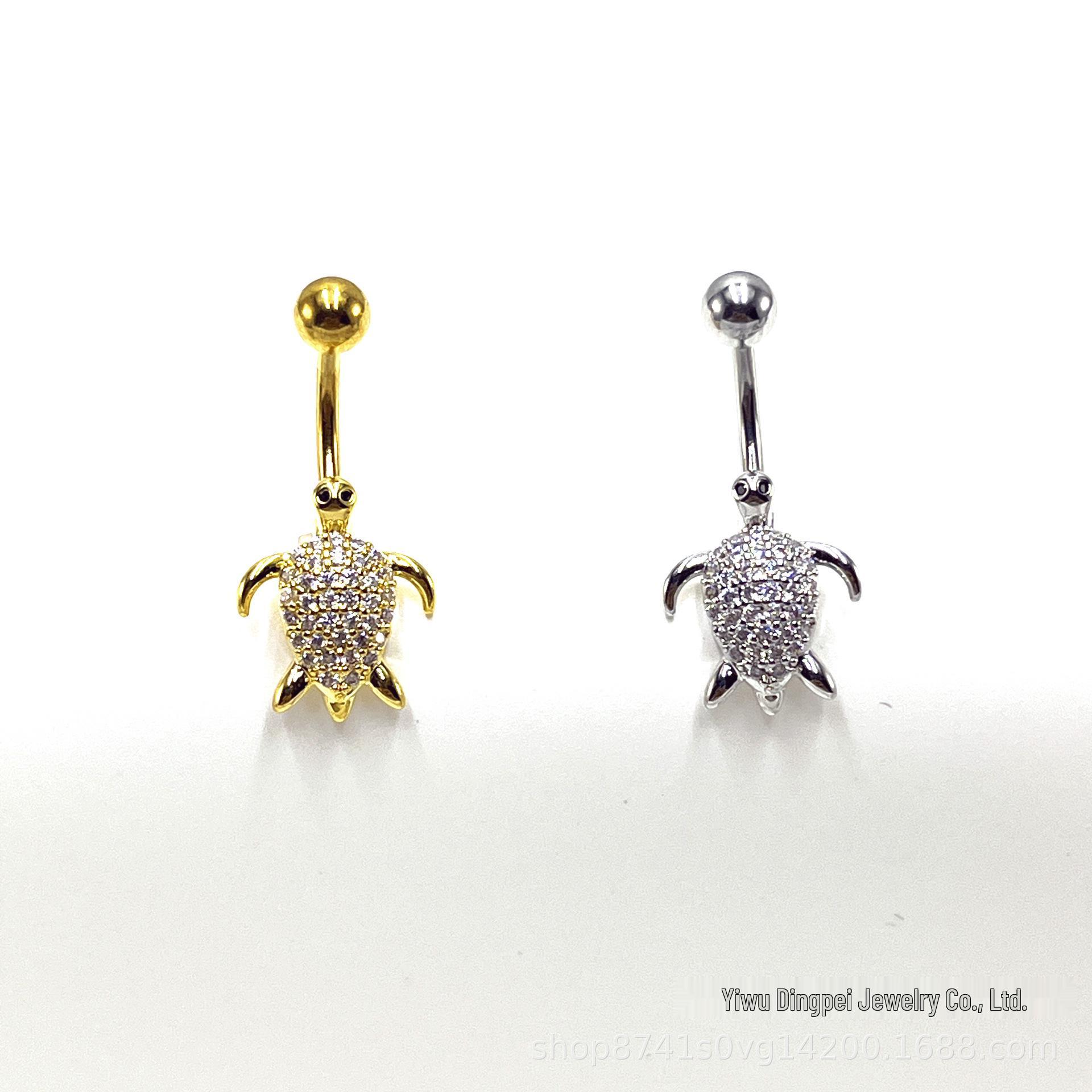 

Пирсинг пупка - Классический европейский и американский дизайн A Gold