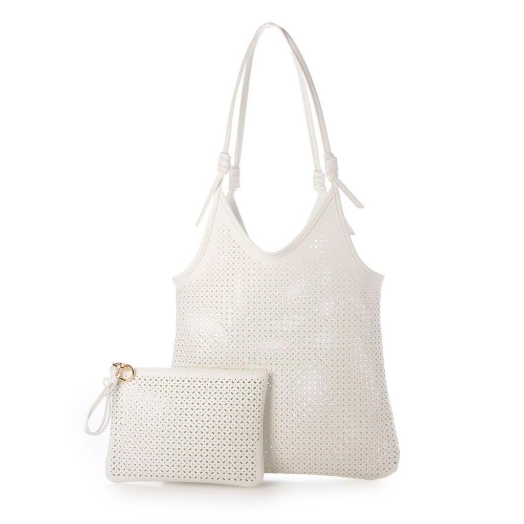 Perforated Tote Bag IV [Kakatoo] 70-00-00440 Women's
