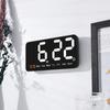 Wanduhr, großer Bildschirm, Wohnzimmer, Sprachsteuerung, Digitaluhr, Schlummerfunktion, Temperatur, Datumsanzeige, USB, 12/24 Stunden, Tisch-LED-Uhr