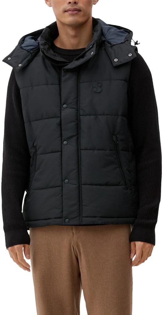 Winter Jacket s.Oliver with Quilted Vest and Detachable Hood (2115336) (2115336.9999) Black
