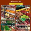 Shangkeyi Rectangular Rattan-Style Storage Basket, Supermarket Display Basket, Household Bread Basket, Snack Storage Basket