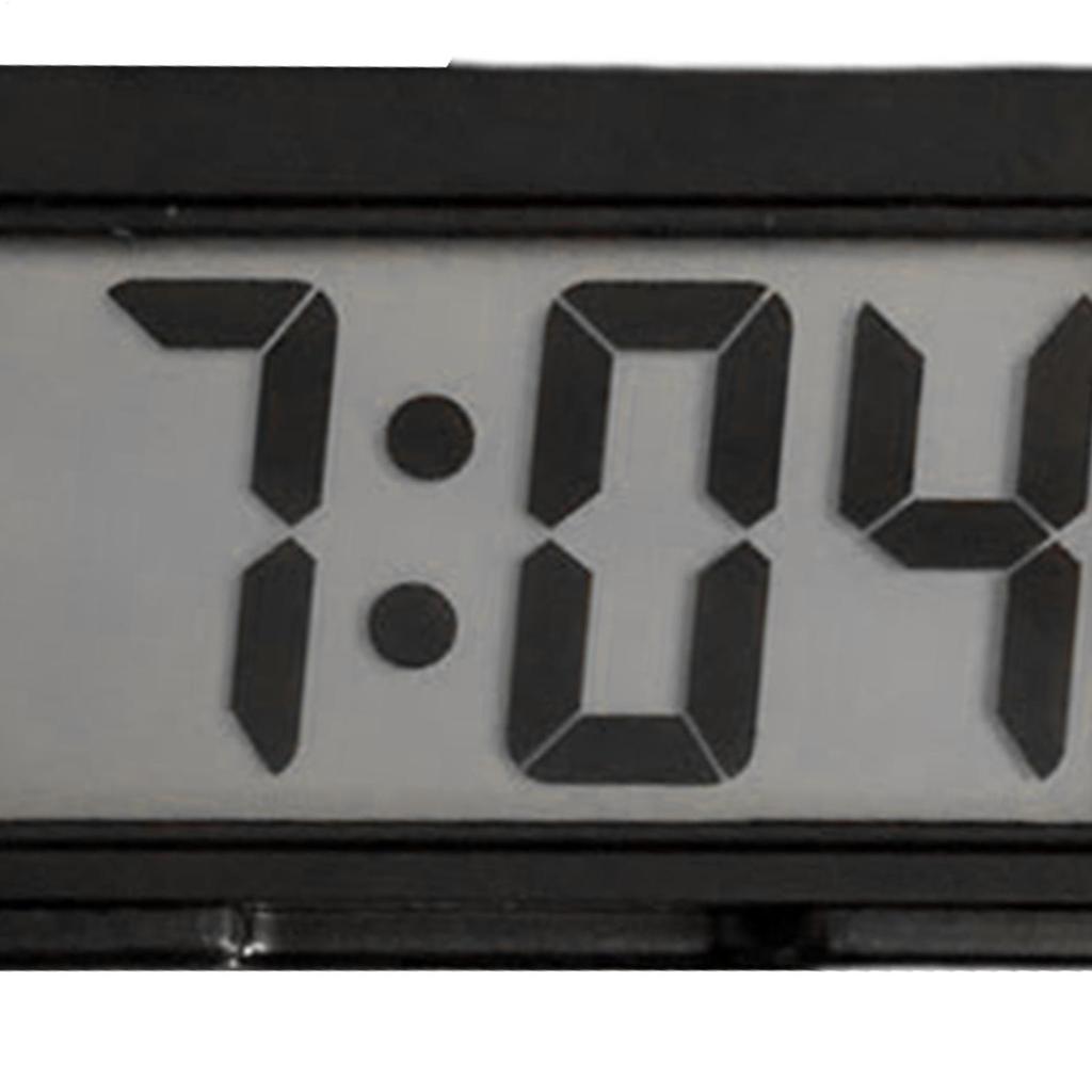 1pcs Car Electronic Clock Adhesive Led Digital Watch Small Clock For Women Men Car Motorcycle Truck Boat Bike Classroom Fridge