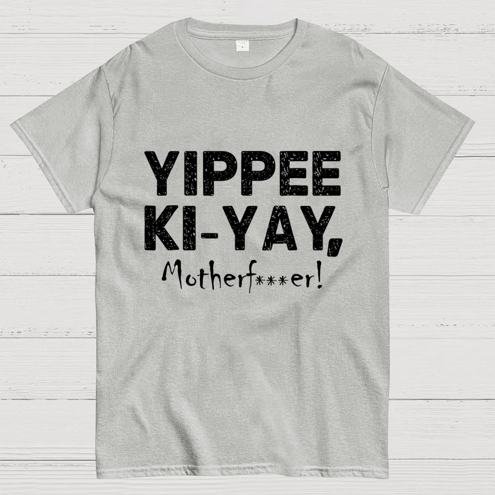 Yippee-Ki-Yay Cotton Summer Casual Cool Loose T-Shirt