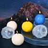 Molde de vela de silicone criativo lua terra faça você mesmo planeta vela fazendo suprimentos sabão resina epóxi argila molde presentes arte artesanato decoração