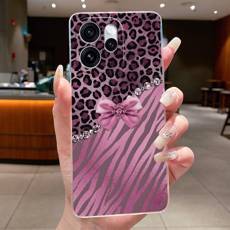For OPPO Reno 15F 5G Case CPH2801 Clear Fashion Butterfly Flower Soft TPU Silicone Cover For OPPO Reno15 F Reno 15 FS Phone Case