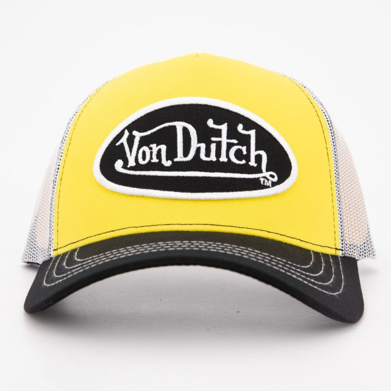 

Мужская кепка тракер с вышитым логотипом и цветными швами VON DUTCH Taille unique