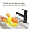 Yellow Duck-Shaped Cat Treat Dispenser Interactive Durable Plastic Puzzle Slow Feeder Dog Training Toy Entertainment